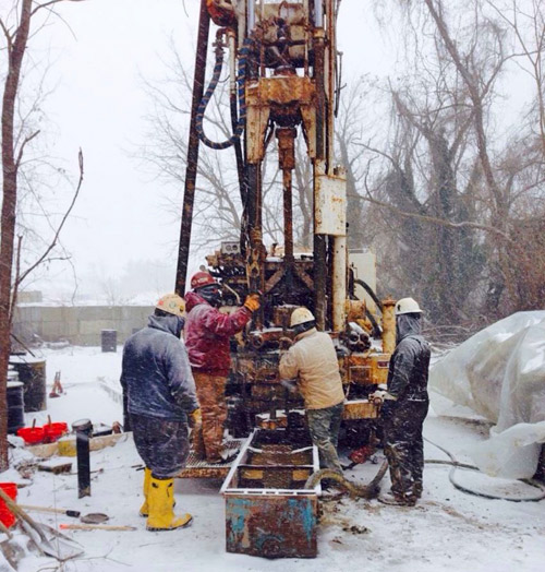 Hollow Stem Auger Drilling in NJ & PA | AmeriDrill, Inc.